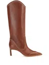 Sergio Rossi 60mm Sr Tiwi Boots In Brown