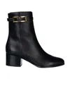 Sergio Rossi Women's Stiefel Mit Schnalle 60mm Boot In Black