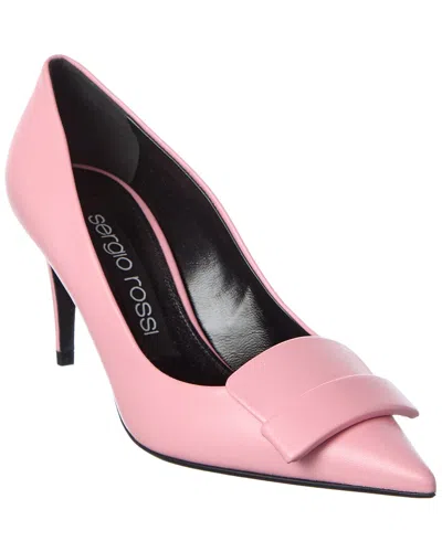 Sergio Rossi 75 Leather Pump In Multi