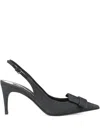 Sergio Rossi 75mm Sling-back Pumps In Blue