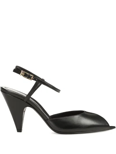 Sergio Rossi 85mm Open-toe Sandals In Black