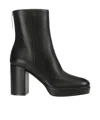 Sergio Rossi Back Zip Classic Boots In Black