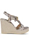 Sergio Rossi Sr Nora Sandals With Distinctive Buckle In Neutrals