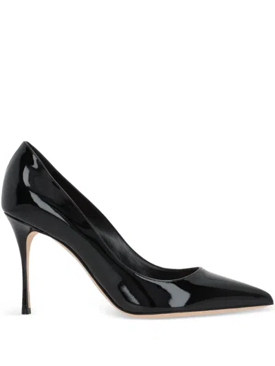 Sergio Rossi 90mm Pointed-toe Pumps In Black