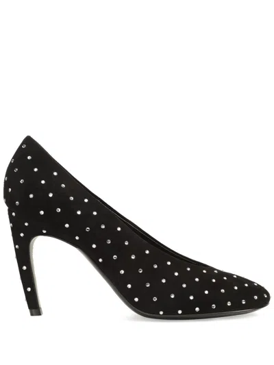 Sergio Rossi 90mm Sr Arc Pumps In Black