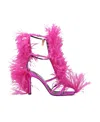Sergio Rossi Fuchsia Amazona Heels In Pink