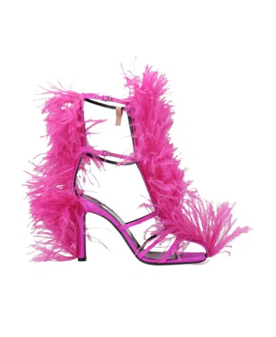 SERGIO ROSSI SERGIO ROSSI AMAZONA HEELED SANDALS