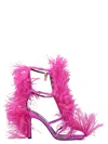 SERGIO ROSSI AMAZONA SANDALS FUCHSIA