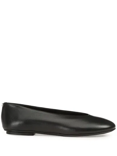 Sergio Rossi Arc Ballerina Shoes In Black