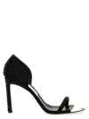 SERGIO ROSSI AREA DAGGER SANDALS BLACK