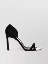 Sergio Rossi Area Dagger Square Toe Embellished Sandals
