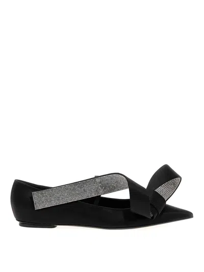 SERGIO ROSSI AREA MAQUISE BALLET FLATS
