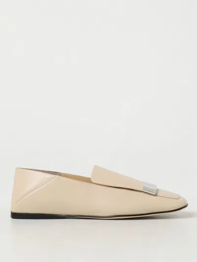 Sergio Rossi Ballet Flats  Woman Color White In White