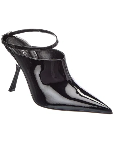 Sergio Rossi Bella 100 Patent Pump In Black