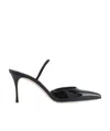 Sergio Rossi Black Godiva Pointed High Heels In Black