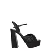 Sergio Rossi Black Leather Sandal