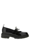 Sergio Rossi Loafers Featuring Chunky Sole And Embellished Buckle In Black