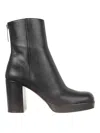 Sergio Rossi Back Zip Classic Boots In Black