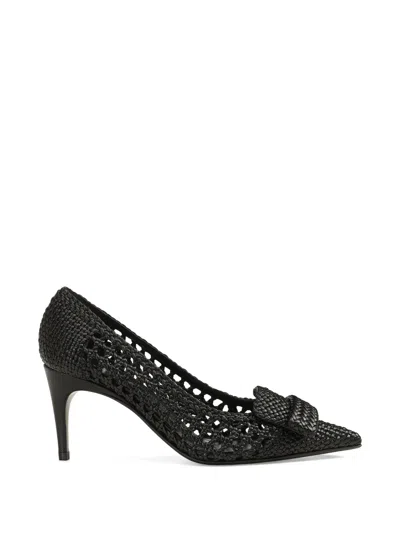 Sergio Rossi Braid Pumps In Black