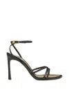 Sergio Rossi Braid Sandals In Black