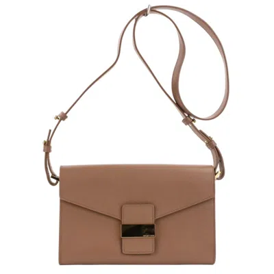 Pre-owned Sergio Rossi Brown Messenger Bag Shoulder Bag ()