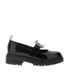 Sergio Rossi Loafers Featuring Chunky Sole And Embellished Buckle In Black