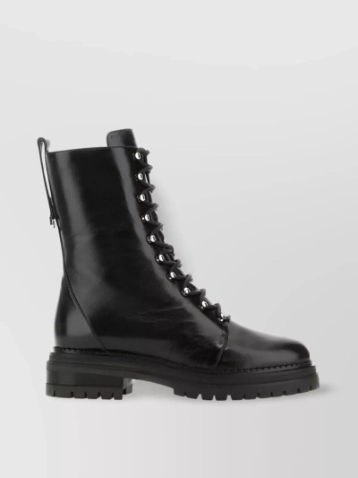 SERGIO ROSSI CHUNKY TREADED SOLE BOOTS