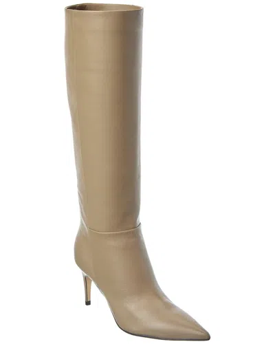 Sergio Rossi Cindy Leather Knee-high Boot In Brown