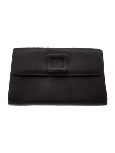Pre-owned Sergio Rossi Clutch In Black