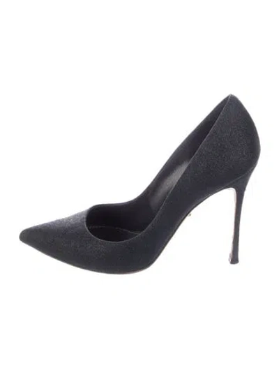 Pre-owned Sergio Rossi Denim Pumps In Blue