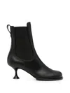 Sergio Rossi Elasticated Chelsea Boot In Black