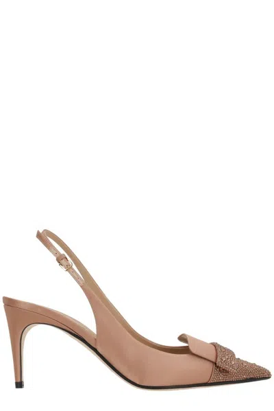 Sergio Rossi 75mm Sr1 Pumps In Pink