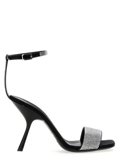 Sergio Rossi Evangelie Heel Sandal In Black