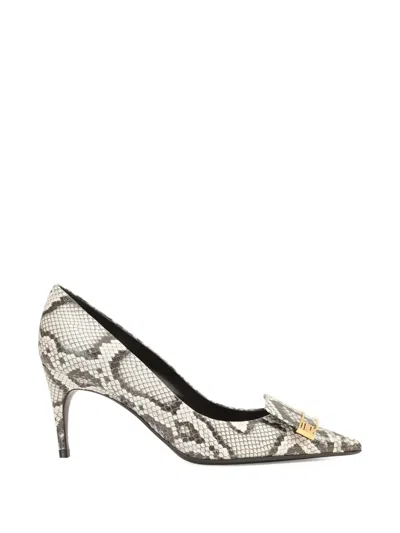 Sergio Rossi Evolv Buckle Pumps In Animal Print