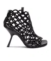 Sergio Rossi Sr Mermaid 90mm Patent Leather Sandals In Black