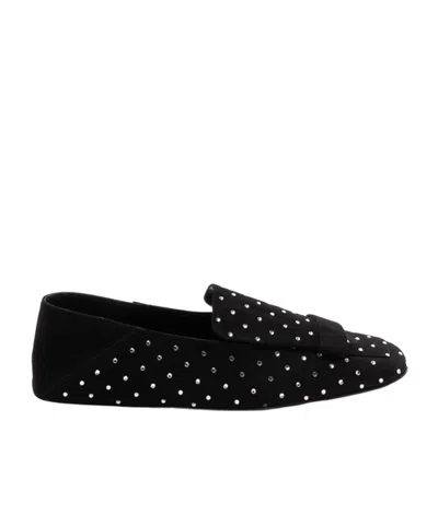 Sergio Rossi Flat Loafers In Black