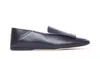 Sergio Rossi Square Toe Slip-on Loafers In Black
