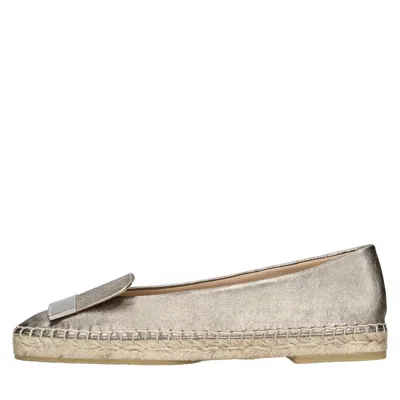 Sergio Rossi Flat Shoes Grey In Grigio