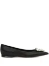 SERGIO ROSSI GODIVA PRECIOUS BALLERINA SHOES