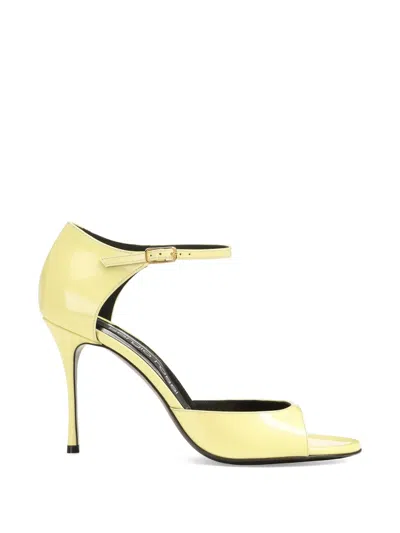 Sergio Rossi Godiva Sandals In Yellow