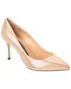 Sergio Rossi Godiva Suede Pump In Gold