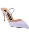 Shop Sergio Rossi Godiva Suede Pump In Purple
