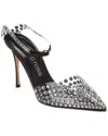 Sergio Rossi Godiva Vinyl & Leather Pump In Black