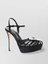 Sergio Rossi 120mm Crystal-detailing Sandals