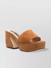 Sergio Rossi Heeled Open Toe Platform Mules