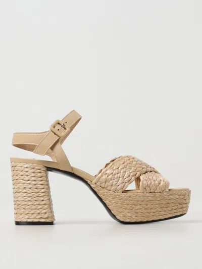 Sergio Rossi Heeled Sandals  Woman In Natural