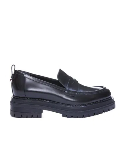 Sergio Rossi Joan Slip-on Loafers In Black