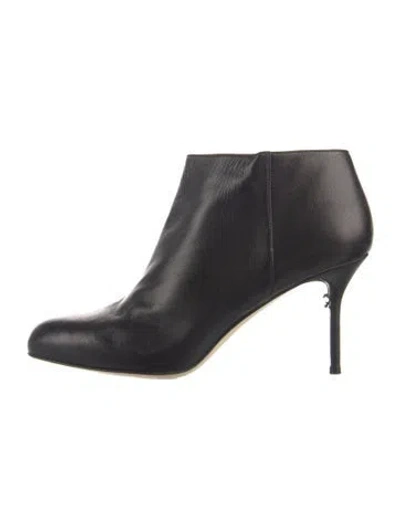 Pre-owned Sergio Rossi Leather Boots In Blue