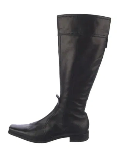 Pre-owned Sergio Rossi Leather Boots In Blue
