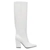 Sergio Rossi Leather Boots In White